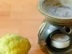Duftlampe mit Zitronensaft reinigen