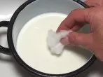 Milch bei Augenringen