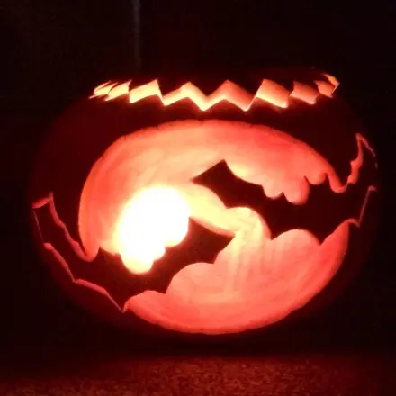 Schimmel im Halloween-Kürbis