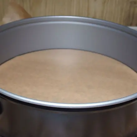 Backpapier in der Springform