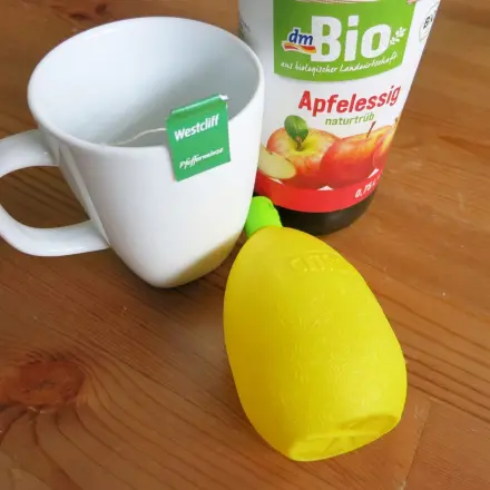Apfelessig mit Tee fördert die Diät