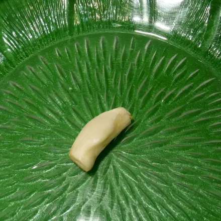 Salatschüssel mit Knoblauch einreiben