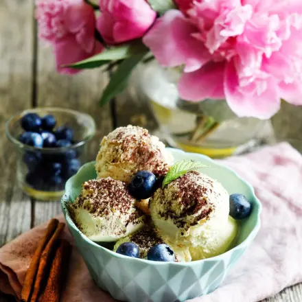 Leckeres Dessert-Eis