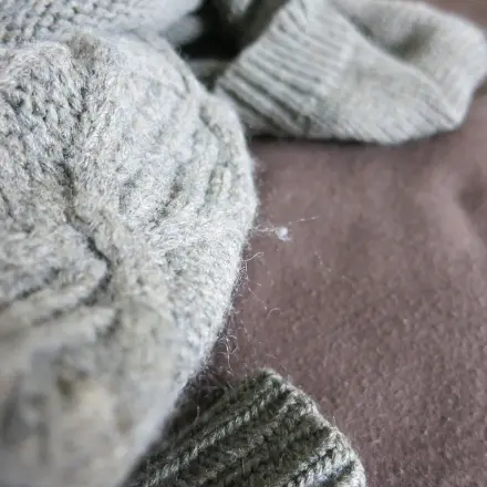 Verfusselte Wäsche nach dem Waschen