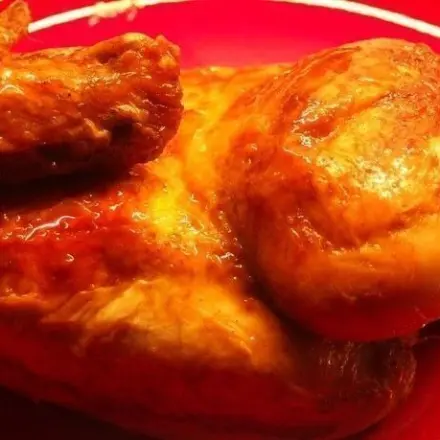 Hähnchen außen knusprig, innen saftig