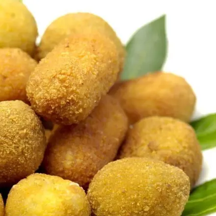 Suppli romani al telefono (Italienische Reiskroketten)