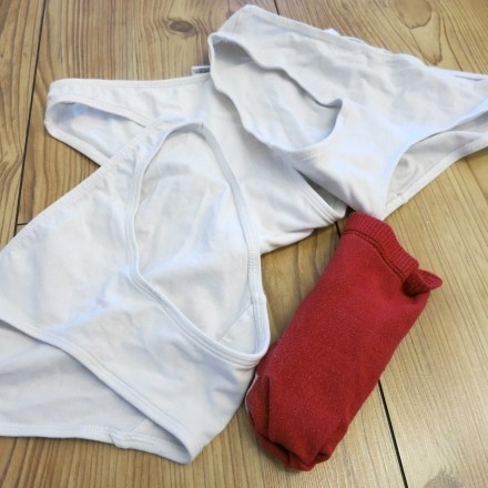 Weiße Unterhosen waschen