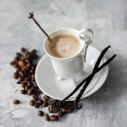 Kaffee mit Vanille