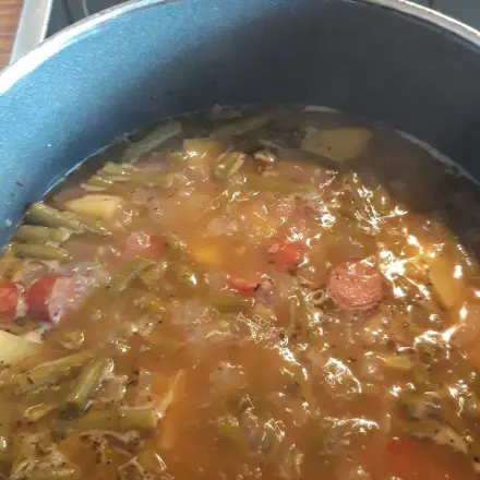 Schnippelbohneneintopf (wie ihn meine Mama schon immer gemacht hat)
