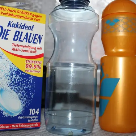 Reinigen von Wasserflaschen