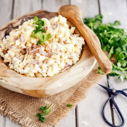 Thunfischsalat, nicht so trocken