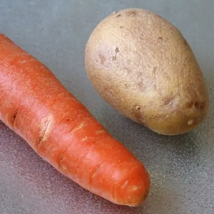 Kartoffeln und Karotten gegen Durchfall