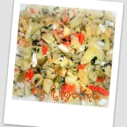 Sechsersalat (läuft unter Kartoffelsalat)
