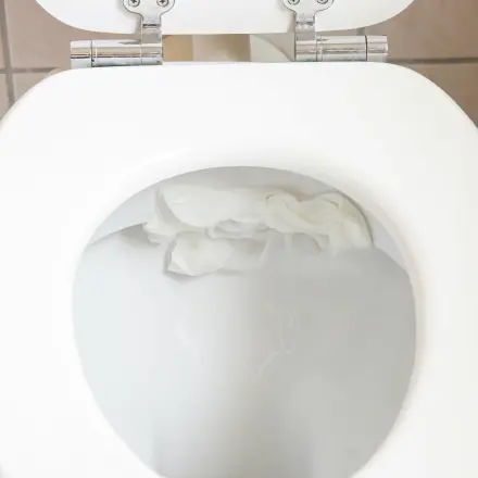 "Essigwickel" bei Kalk im WC