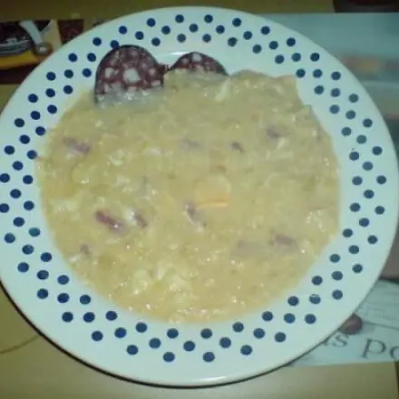Süß-saure Kartoffelsuppe