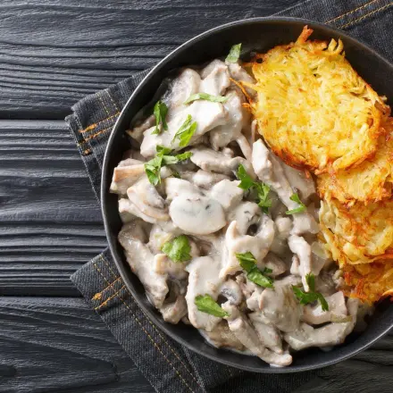 Creme-fraiche-Geschnetzeltes