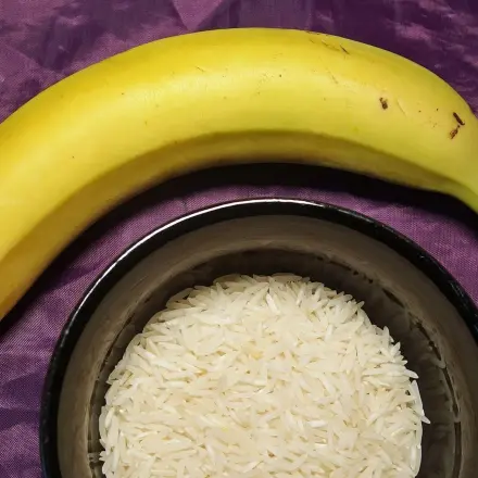 Reis mit Banane bei Durchfall