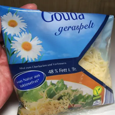 Reibkäse ewig lange haltbar