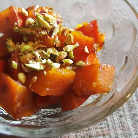 Karamellisierter Kürbis