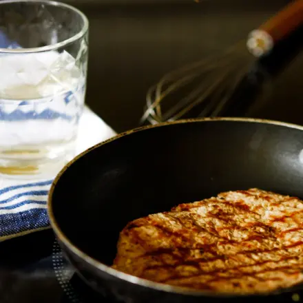 Fleisch mit Wasser anbraten