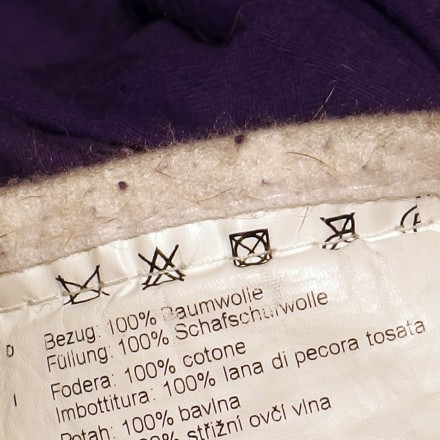 Kleidung mit Pflegehinweis reinigen - kann man waschen