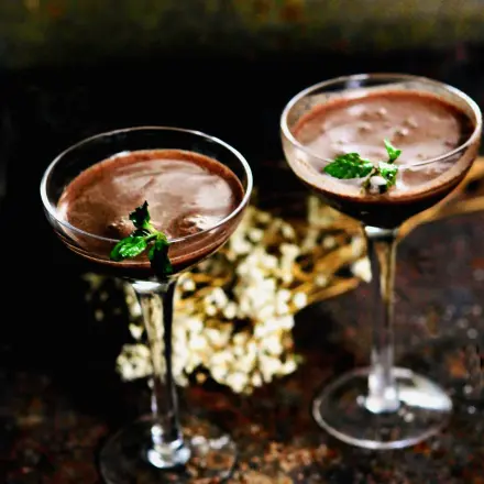 Pfefferminz-Schoko-Drink