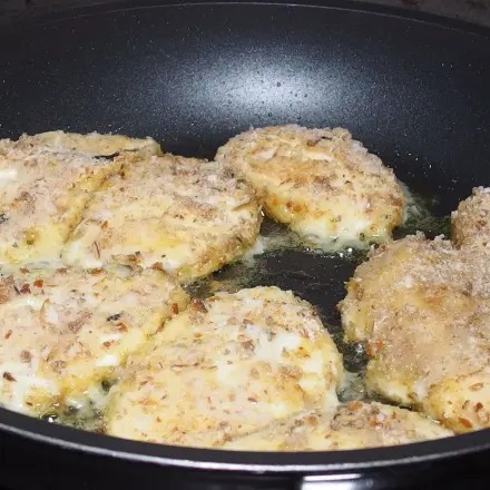 Gebackener Mozzarella