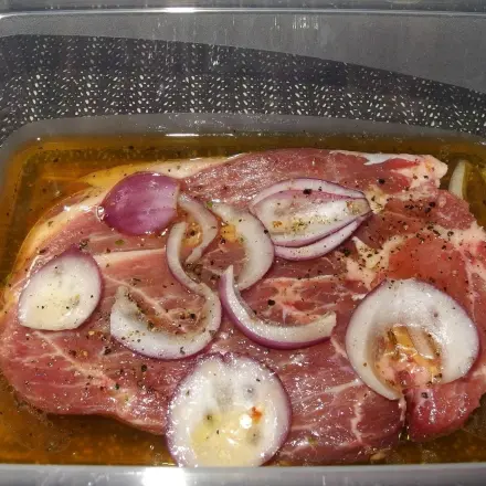 Marinade für Kammsteaks, Hähnchenbrust und ähnliches