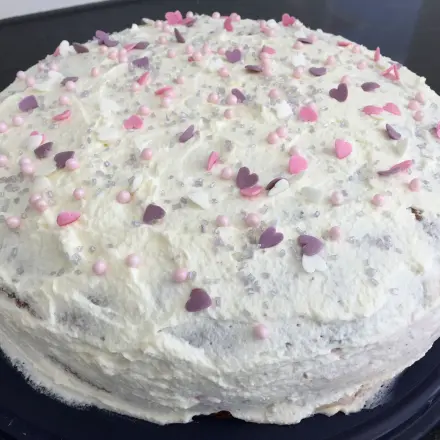 Quark-Sahne-Obst-Torte