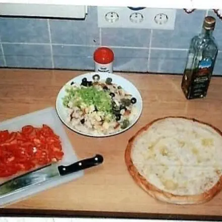 Gefülltes Fladenbrot