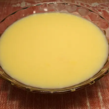 Flüssigen Pudding wieder fest machen