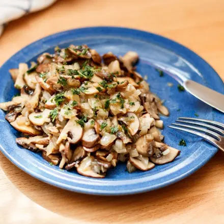 Champignonpfanne - wie auf dem Jahrmarkt