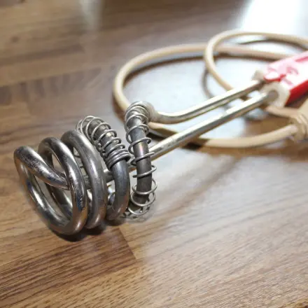 Tauchsieder als Kalk-Killer