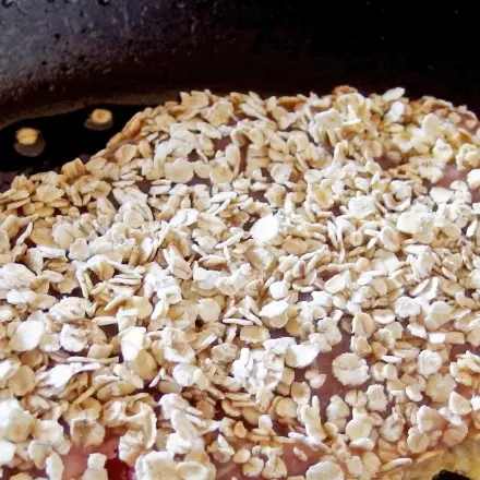 Schnitzel in leckerer Panierung aus Haferflocken