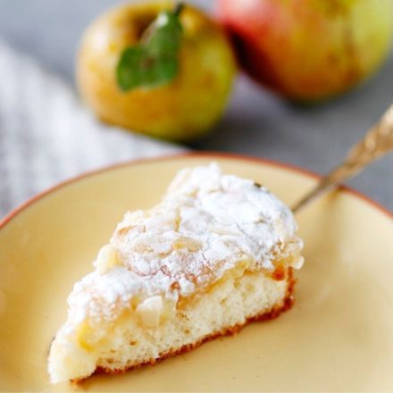 Bisquit-Apfelkuchen