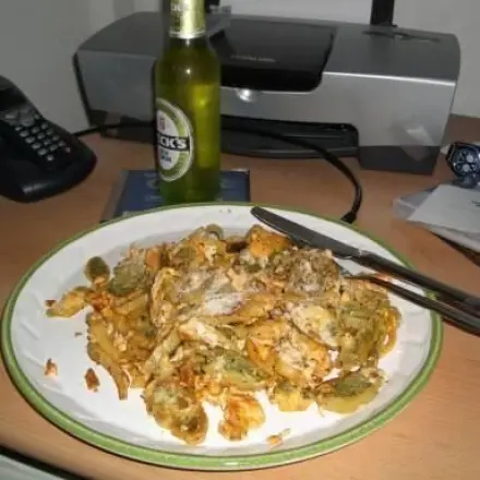 Geschmelzte Maultaschen