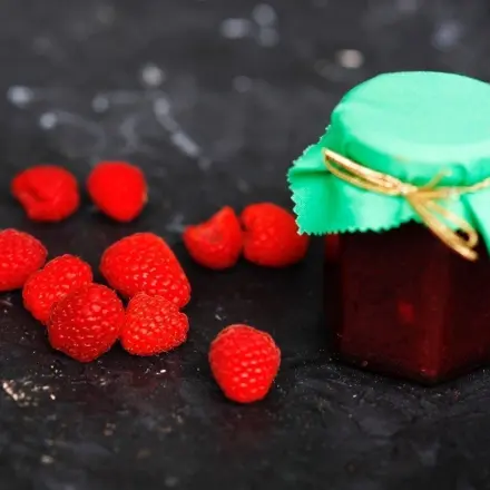 Himbeermarmelade mit Balsamico