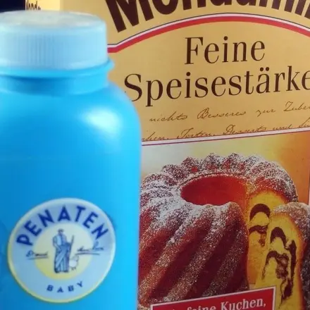 Wunder Babypopo: Speisestärke als Babypuderersatz