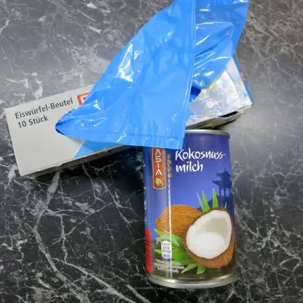 Kokosmilch einfrieren