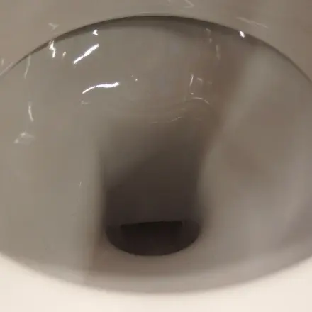 Waschmittel in die Toilette