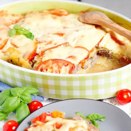 Hackfleisch-Kartoffel-Auflauf