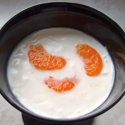 Quarkspeise mit Mandarinen