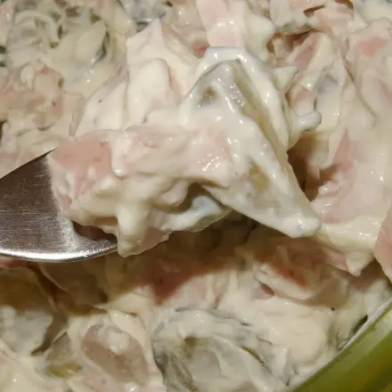Fleischsalat selbstgemacht - nicht so fett