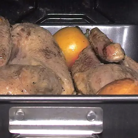 Ente flachgelegt - so gart sie schneller