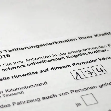 KM-Stand der Versicherung mitteilen
