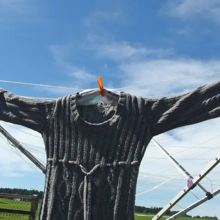 Viele Pullover zugleich schonend trocknen