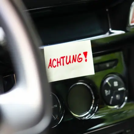 Gedächtnisstütze nach dem Einparken