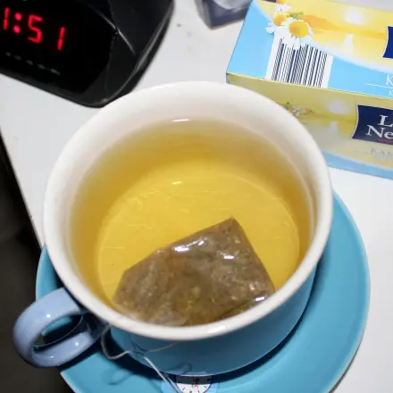 Kamille auf den Nachttisch gegen Husten