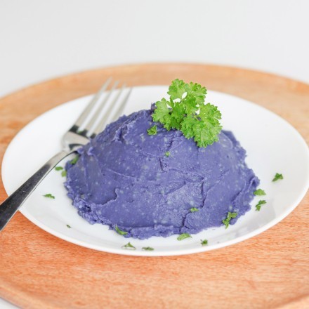 Kartoffelpüree mal anders (violett)