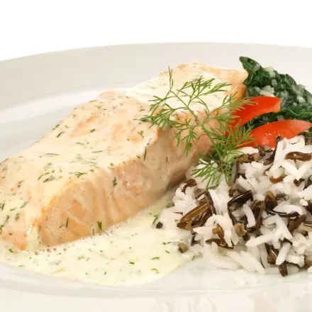 Zeitsparen mit Reiskocher ODER "Fish with rice the lazy man's way"